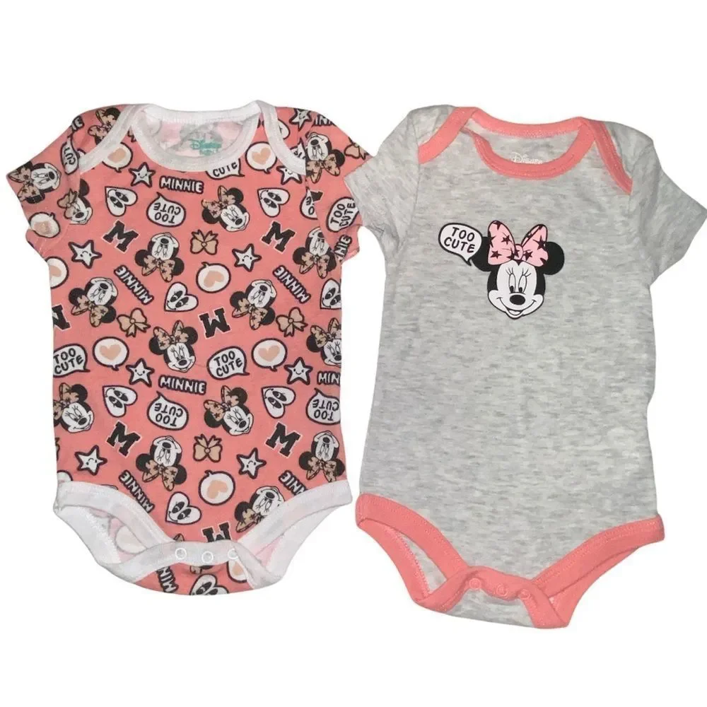 🎀3/$23🎀 mini mouse onesie bundle